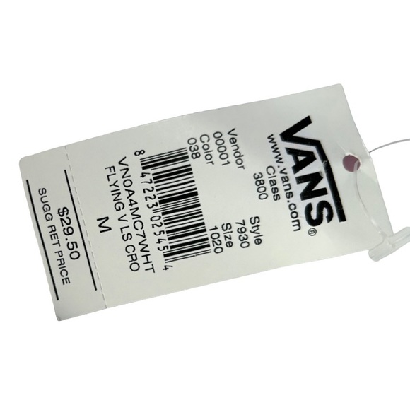 NWT Vans Long Sleeve - Picture 2 of 2